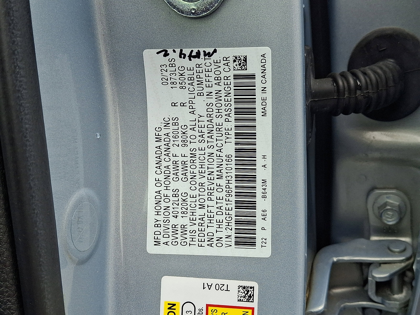 Certified 2023 Honda Civic Touring image 20