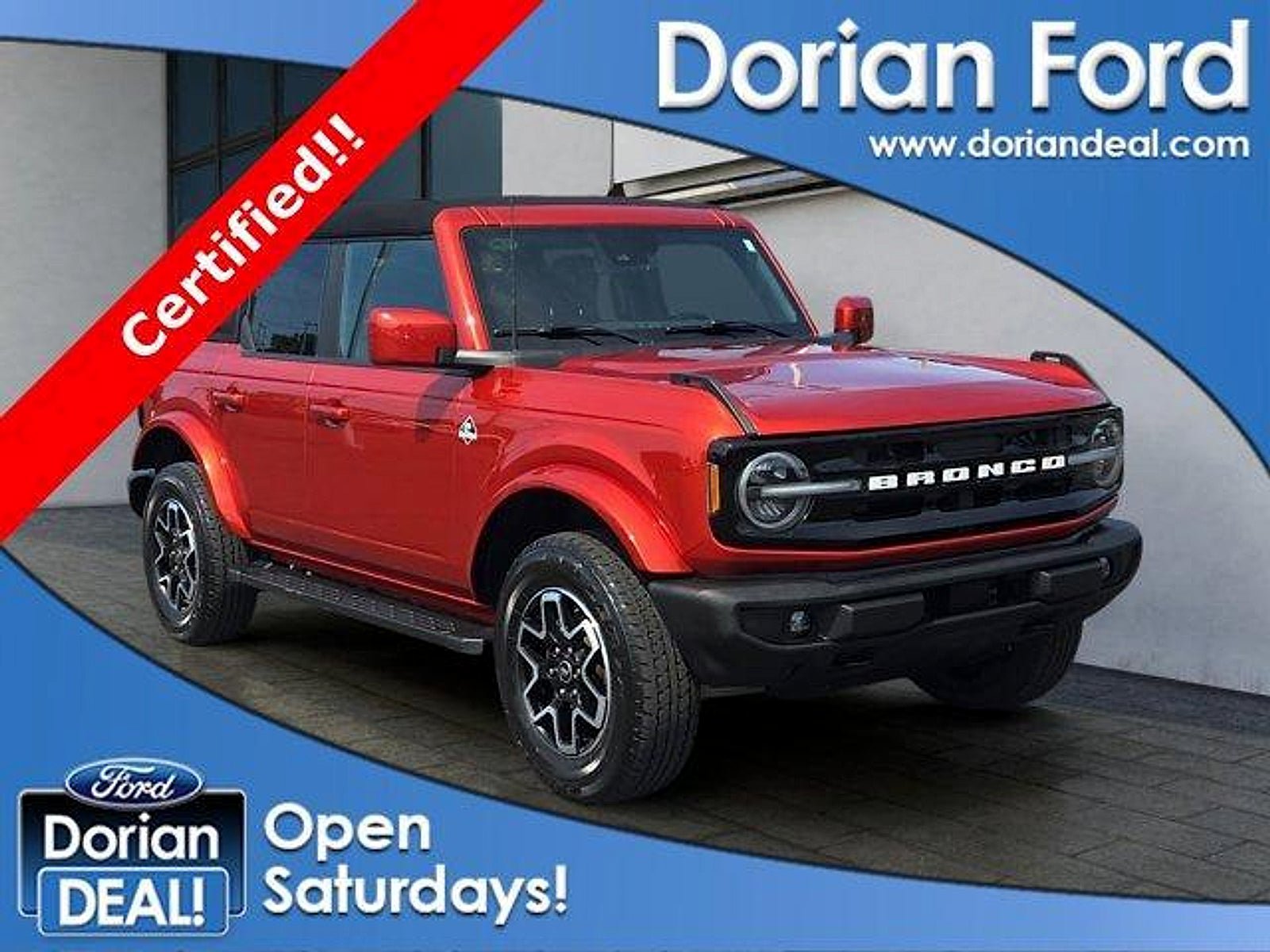 Certified 2023 Ford Bronco Outer Banks AWD/4WD image 1