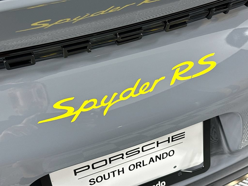 Certified 2024 Porsche 718 Boxster Spyder RS RWD image 28