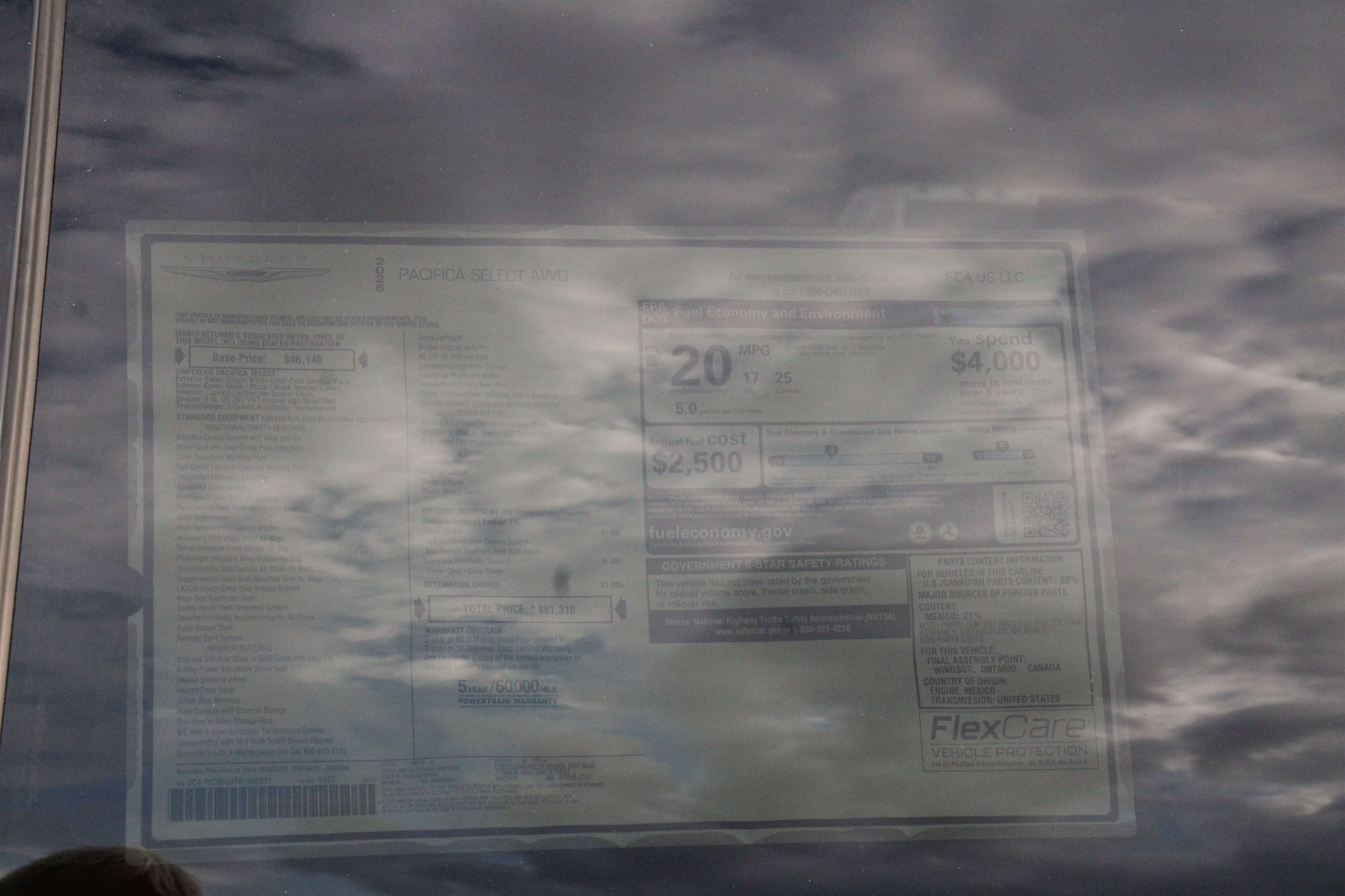New 2026 Chrysler Pacifica Select image 45