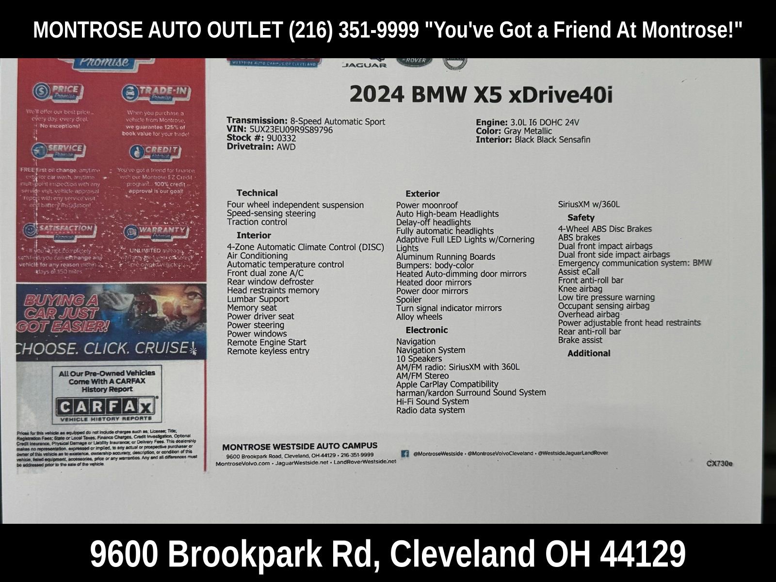 Used 2024 BMW X5 xDrive40i w/ Premium Package image 67