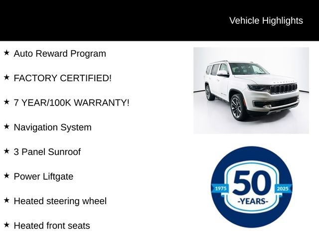 Used 2022 Jeep Wagoneer Series III w/ Premium Group I AWD/4WD image 8