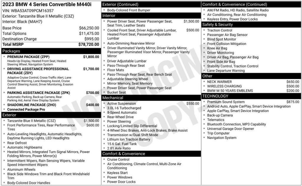 Used 2023 BMW M440i M440i w/ Premium Package image 63