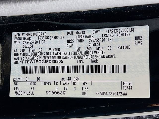 Used 2018 Ford F150 King Ranch w/ Equipment Group 601A Luxury image 11