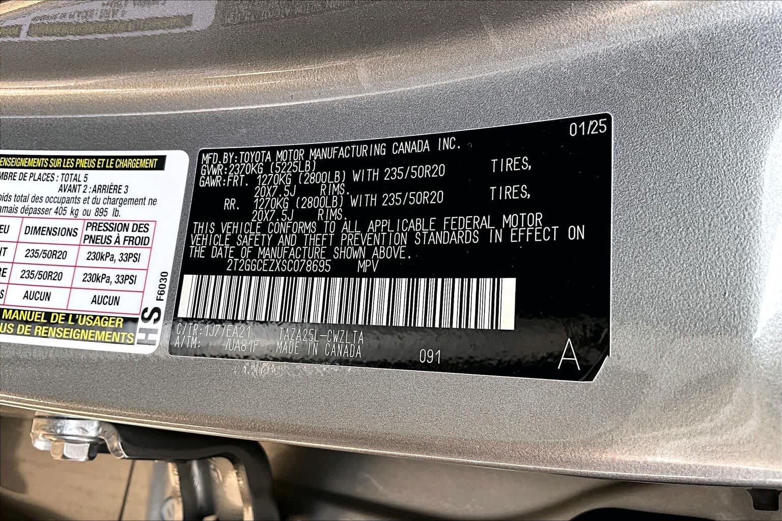 Certified 2025 Lexus NX 350 AWD w/ Accessory Package (2T) image 37