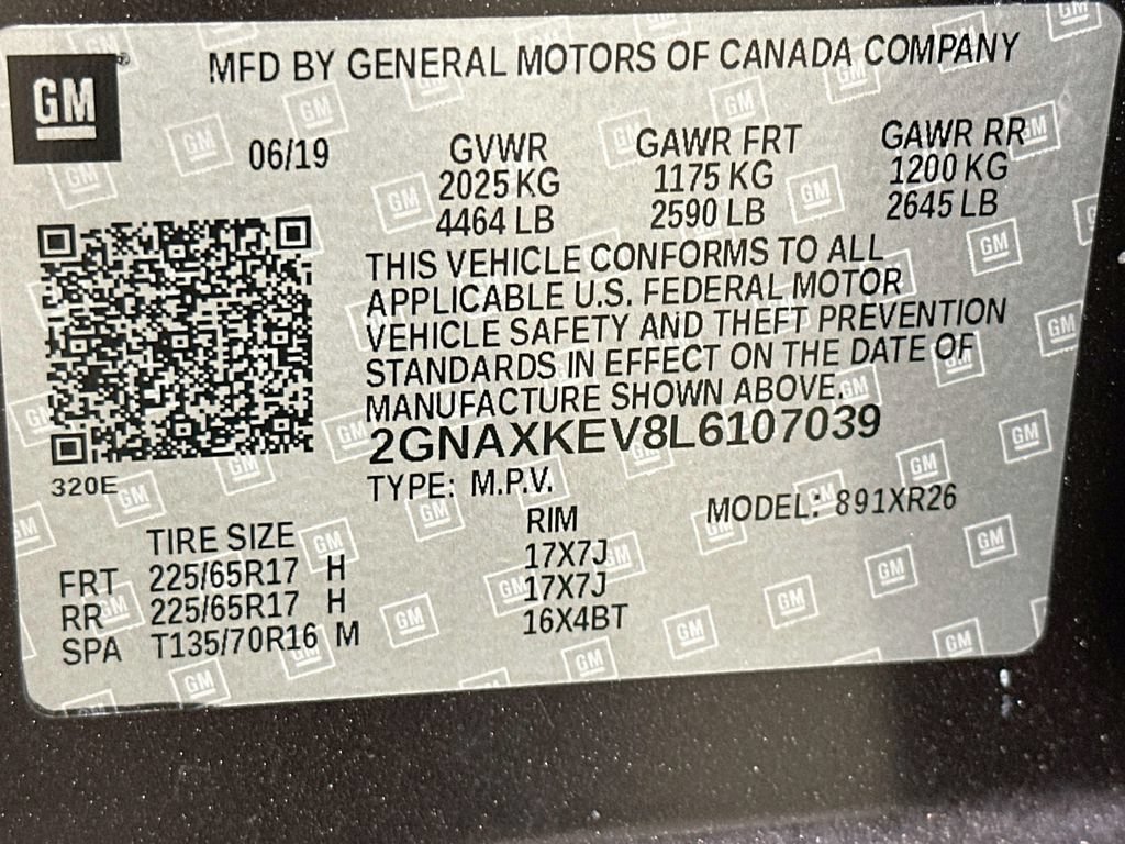 Used 2020 Chevrolet Equinox LT FWD image 38
