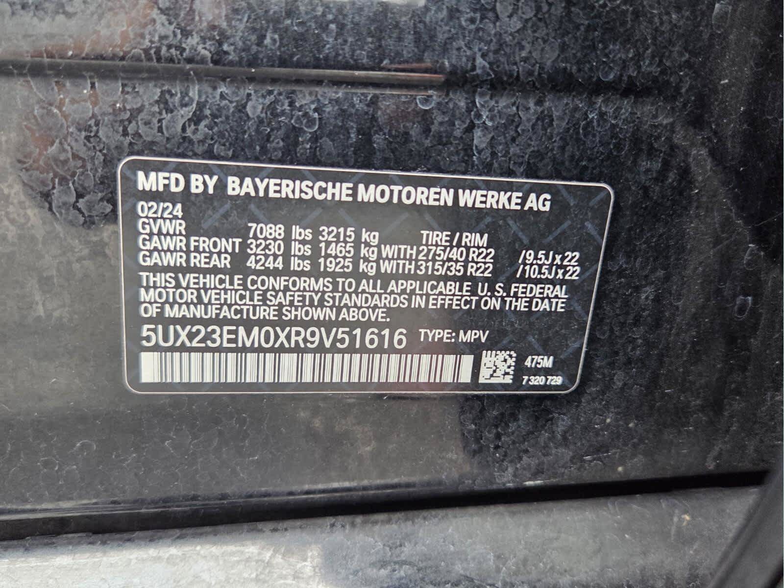 Certified 2024 BMW X7 xDrive40i w/ Executive Package AWD/4WD image 20
