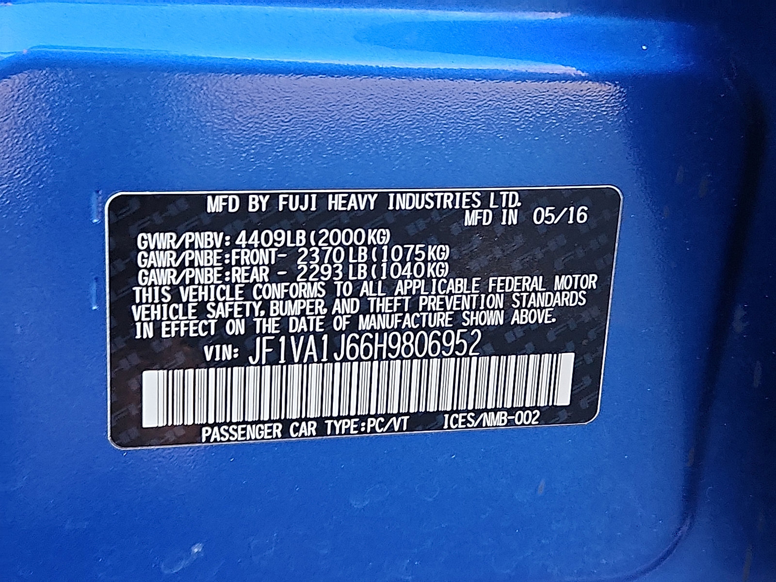 Used 2017 Subaru WRX Limited image 26