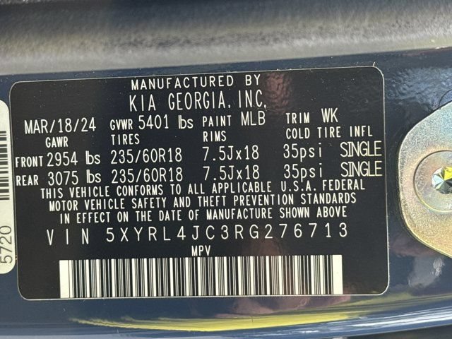 Used 2024 Kia Sorento S w/ Panoramic Sunroof Package FWD image 31