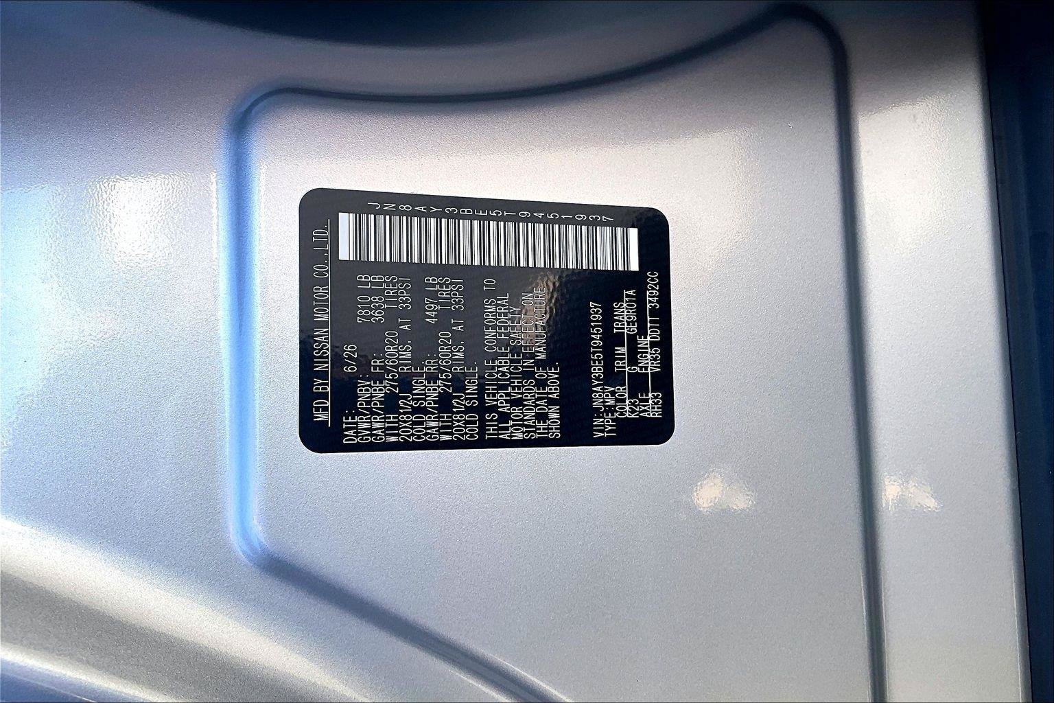 New 2026 Nissan Armada SL AWD/4WD image 9