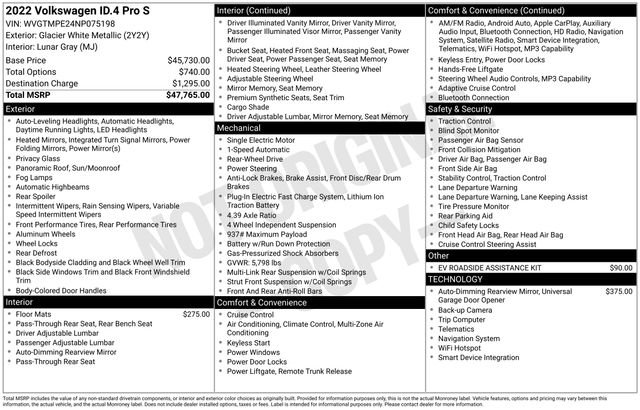 Used 2022 Volkswagen ID.4 Pro S RWD image 17