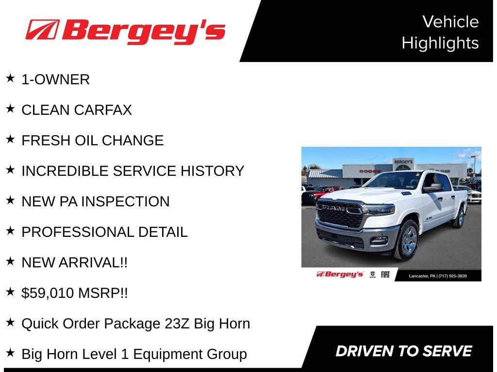 Used 2025 RAM 1500 Big Horn AWD/4WD image 5