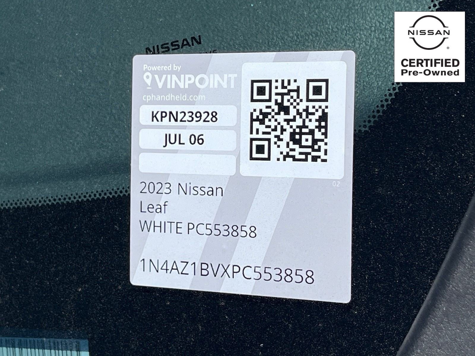 Certified 2023 Nissan Leaf S w/ Protection Package FWD image 30