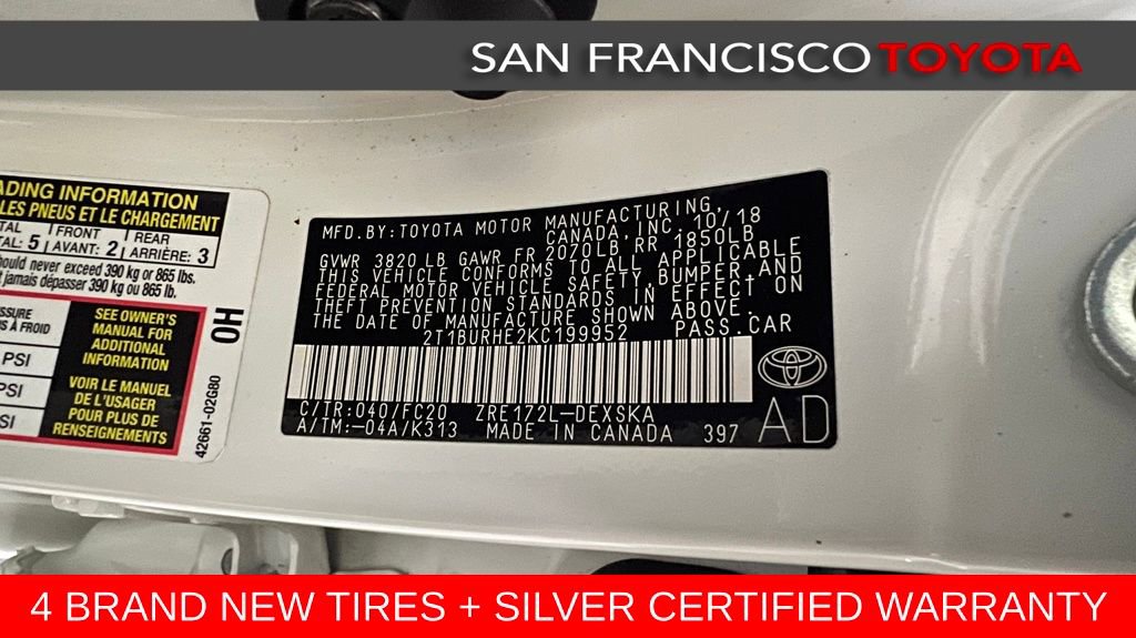 Certified 2019 Toyota Corolla SE image 36