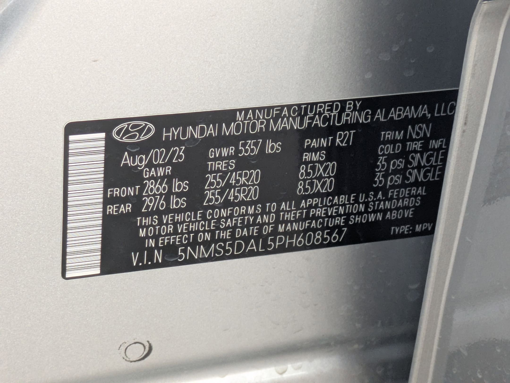 Certified 2023 Hyundai Santa Fe Calligraphy image 34
