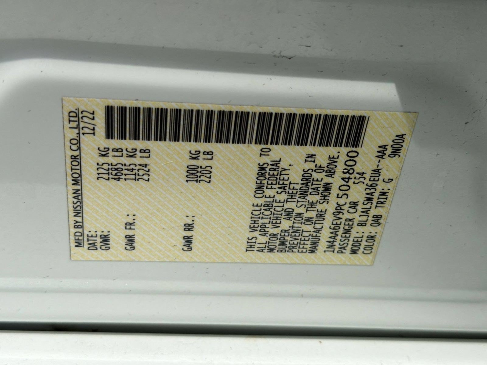 Used 2023 Nissan Maxima SR w/ Sport Mat Group FWD image 20