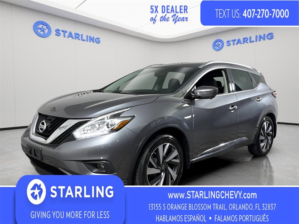 Used 2018 Nissan Murano Platinum w/ Cargo Package
