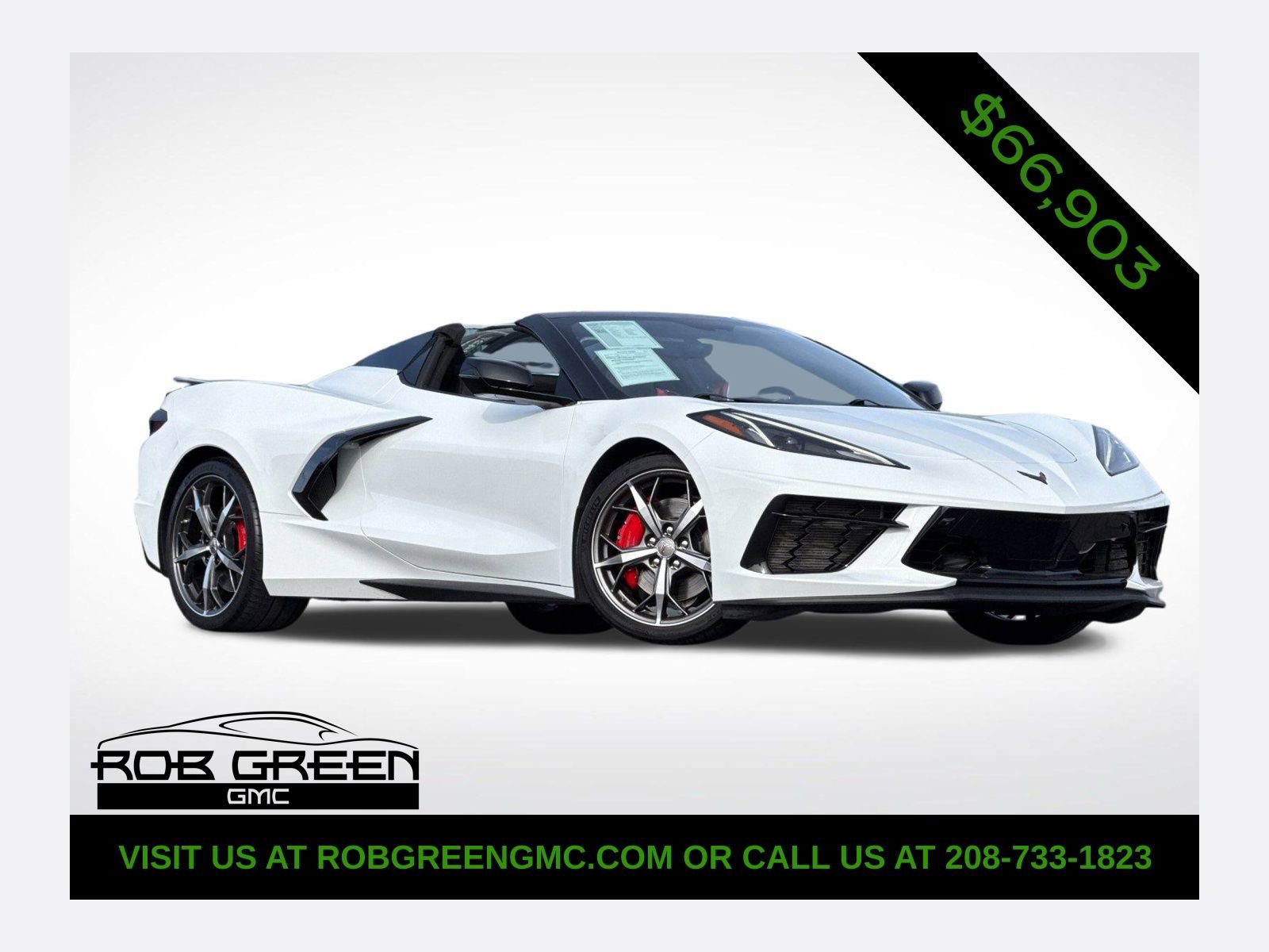 Used 2021 Chevrolet Corvette Stingray Premium Conv w/ 3LT image 1