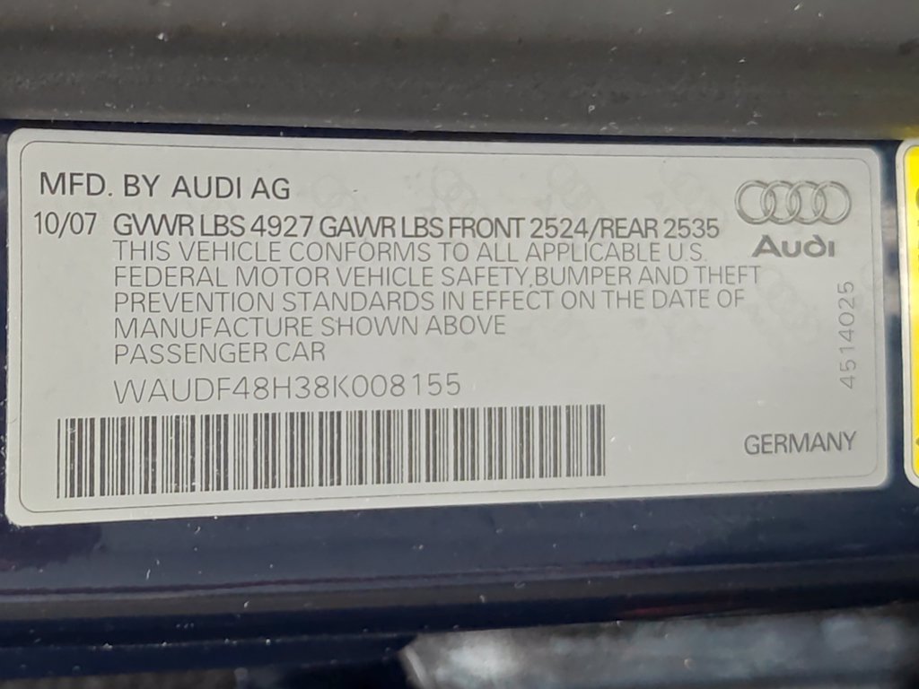 Used 2008 Audi A4 2.0T AWD/4WD image 37