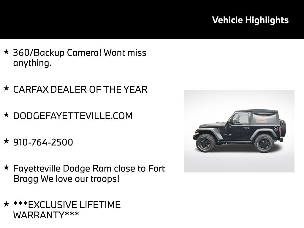 Used 2021 Jeep Wrangler Sport image 5