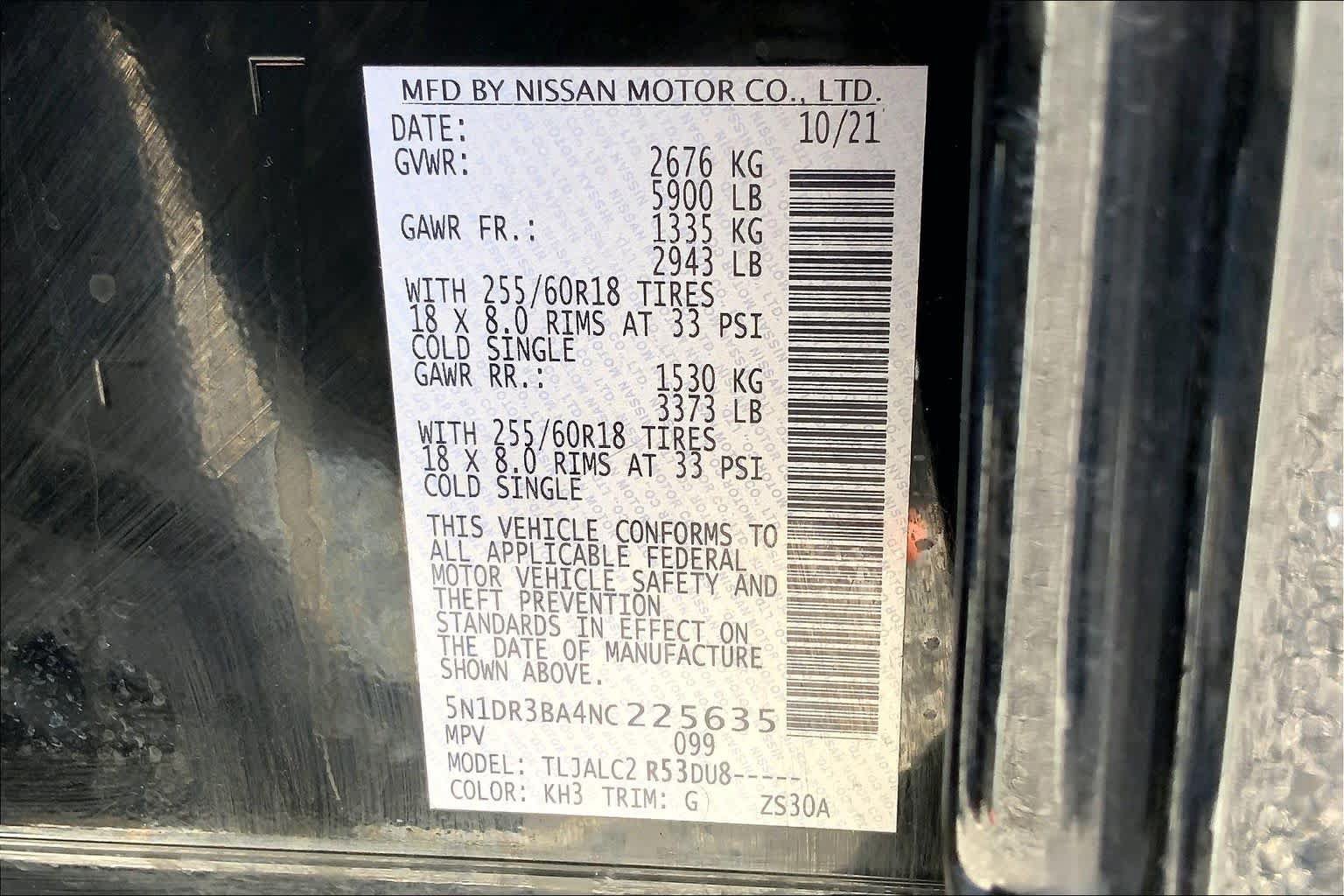 Used 2022 Nissan Pathfinder SV FWD image 36