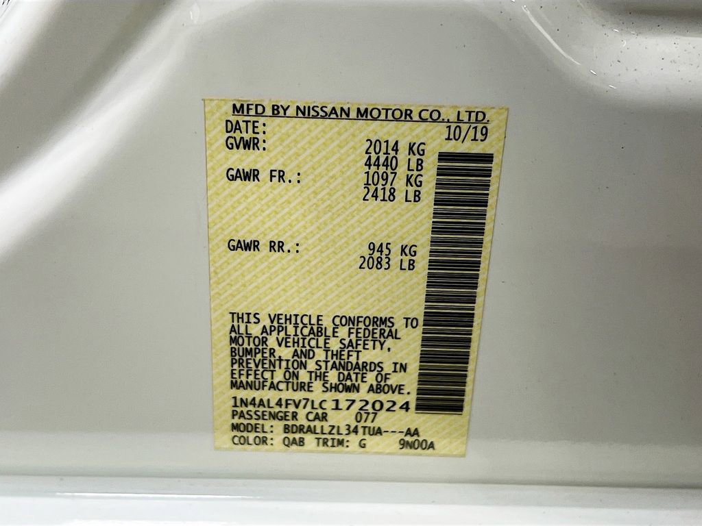 Used 2020 Nissan Altima 2.0 Platinum image 19