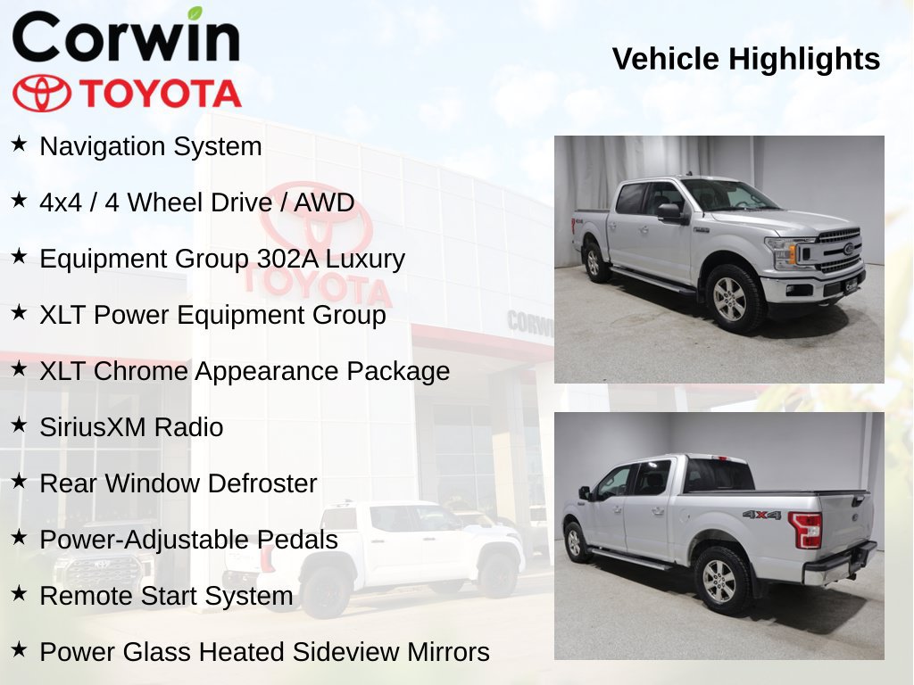 Used 2019 Ford F150 XLT w/ Equipment Group 302A Luxury AWD/4WD image 11