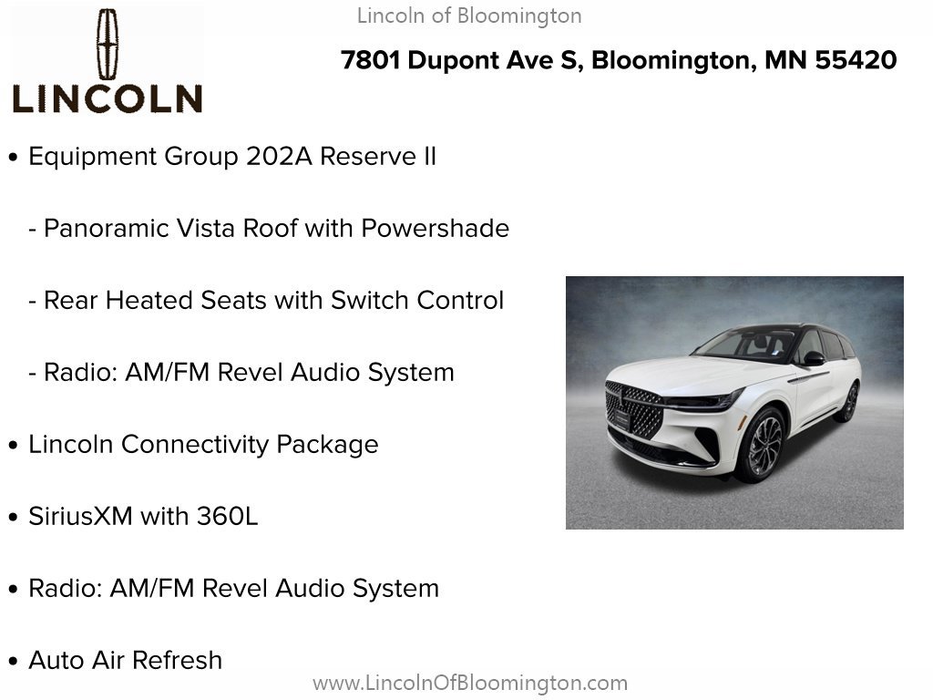 New 2026 Lincoln Nautilus Reserve AWD/4WD image 9