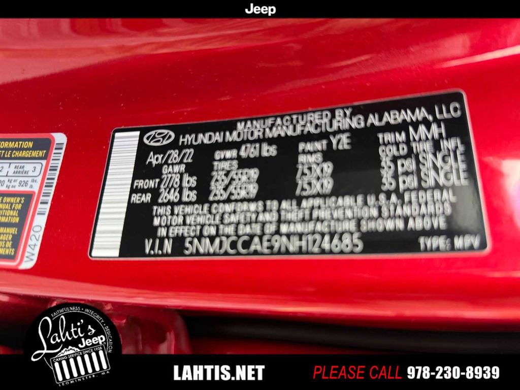 Used 2022 Hyundai Tucson SEL w/ Convenience + Premium Package image 23