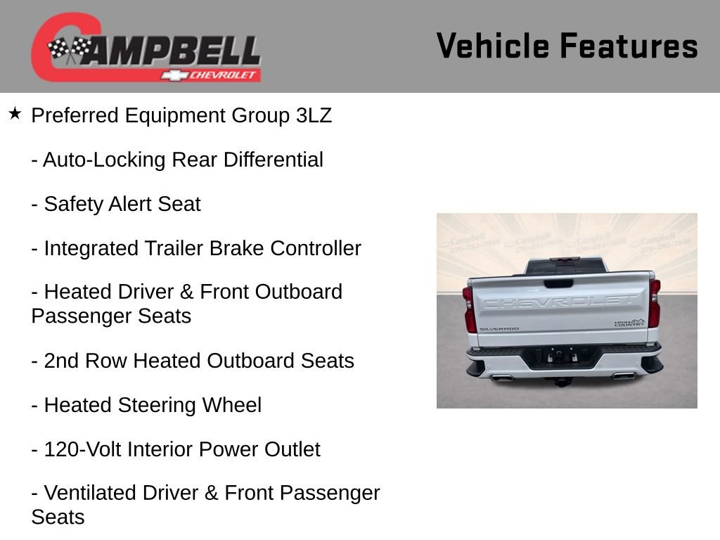 Used 2025 Chevrolet Silverado 1500 High Country w/ High Country Premium Package image 21