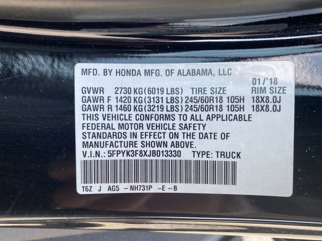 Used 2018 Honda Ridgeline Black Edition image 39