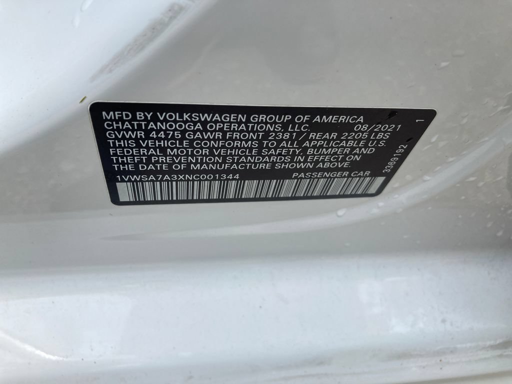 Used 2022 Volkswagen Passat 2.0T SE FWD image 37