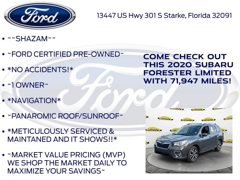 Used 2020 Subaru Forester Limited w/ Popular Package #3 AWD/4WD image 5