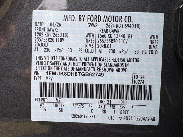 New 2026 Ford Explorer Active w/ Active Comfort Package AWD/4WD image 30