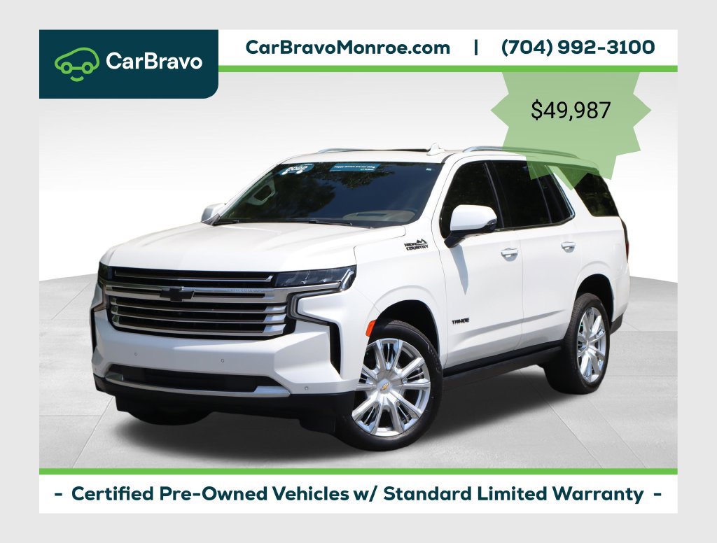 Certified 2022 Chevrolet Tahoe High Country