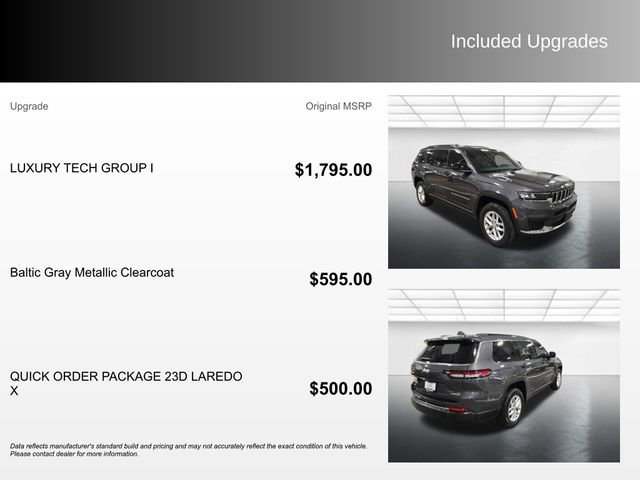 Used 2024 Jeep Grand Cherokee L Laredo w/ Luxury Tech Group I image 4