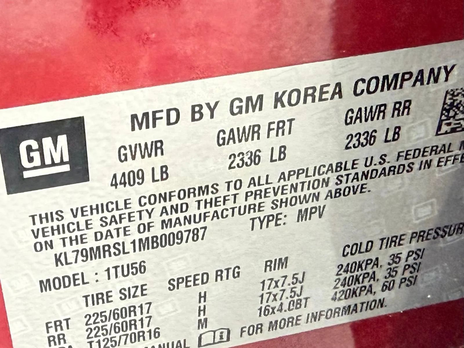 Used 2021 Chevrolet TrailBlazer LT w/ Premium Seating Package AWD/4WD image 16