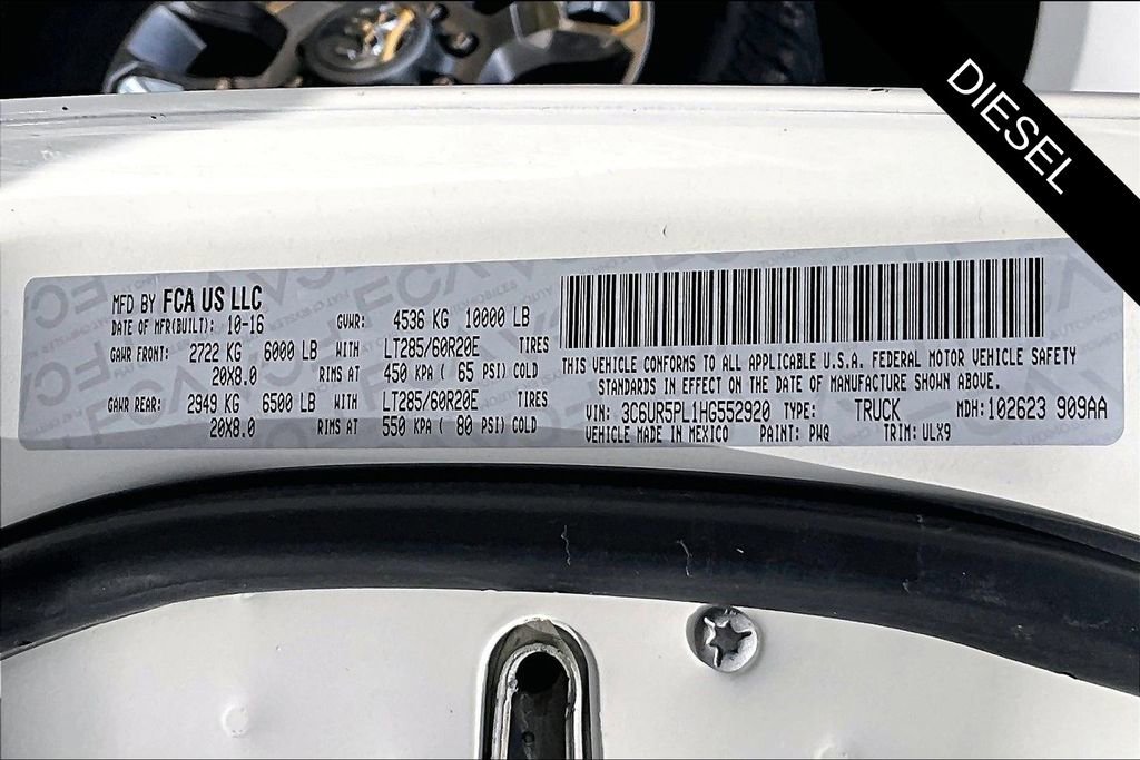 Used 2017 RAM 2500 Limited AWD/4WD image 19
