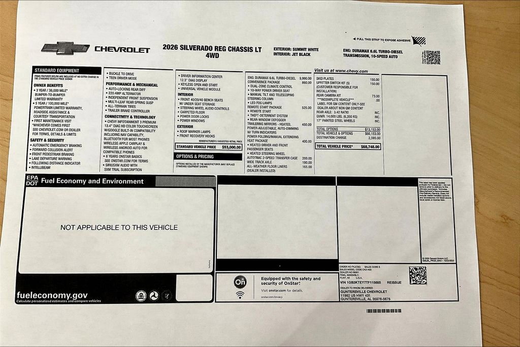New 2026 Chevrolet Silverado 3500 LT w/ Convenience Package image 11