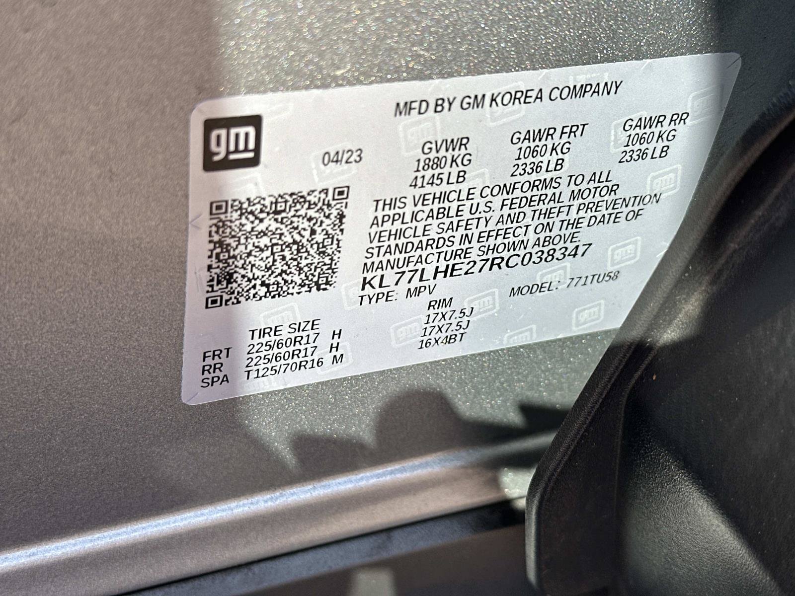 Certified 2024 Chevrolet Trax LT w/ Sunroof Package FWD image 17