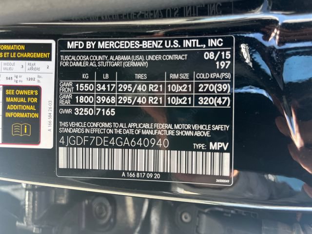 Used 2016 Mercedes-Benz GL 550 4MATIC image 19