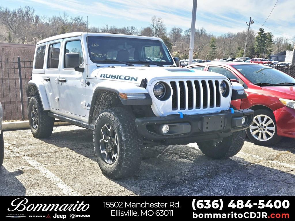 Used 2021 Jeep Wrangler Unlimited Rubicon 4xe w/ Steel Bumper Group