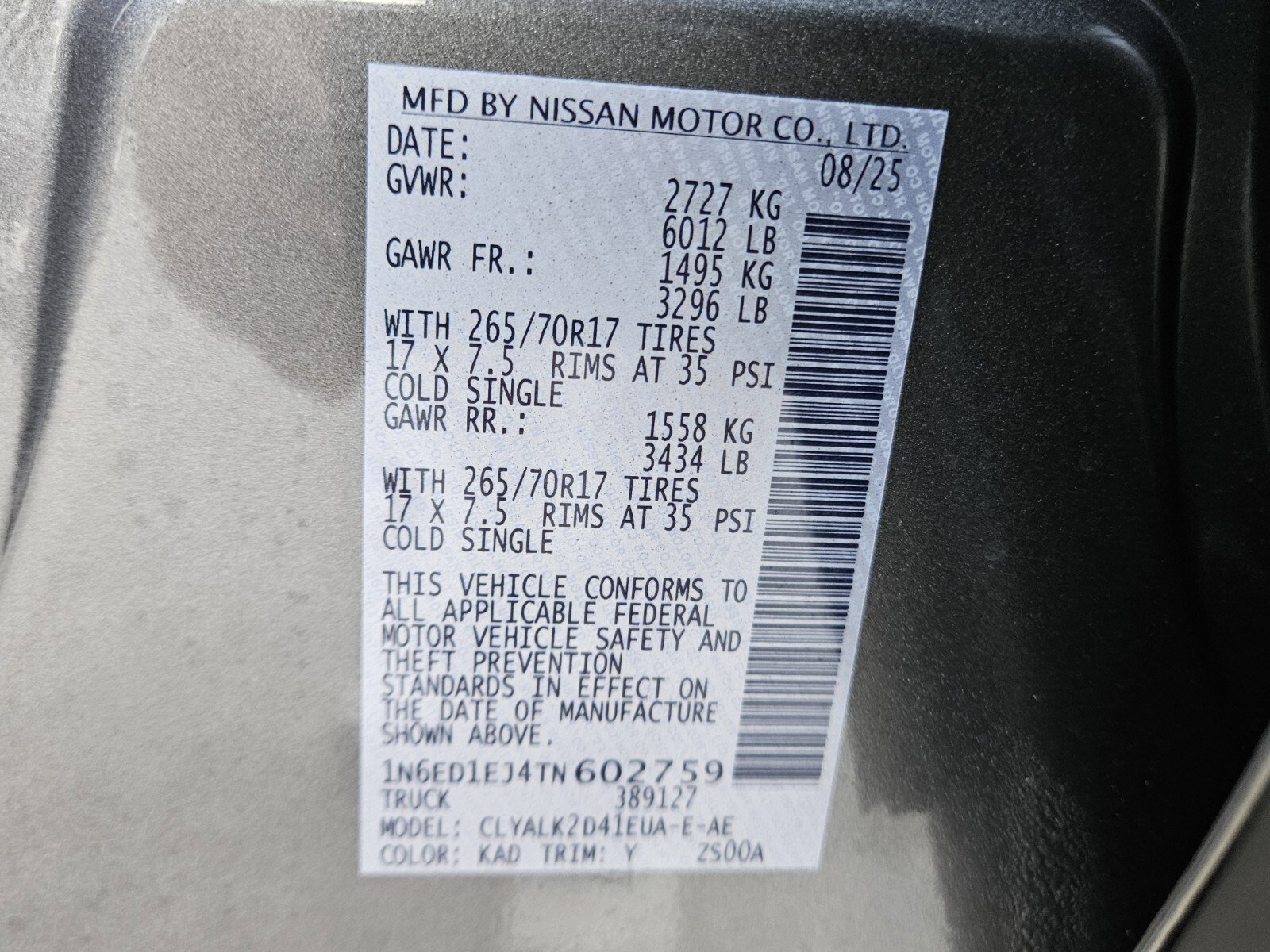 New 2026 Nissan Frontier Pro-X image 18