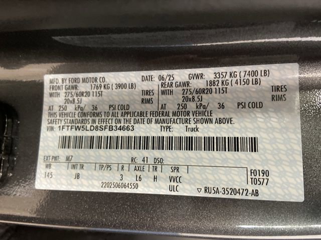 New 2025 Ford F150 Lariat w/ Equipment Group 501A Mid image 42