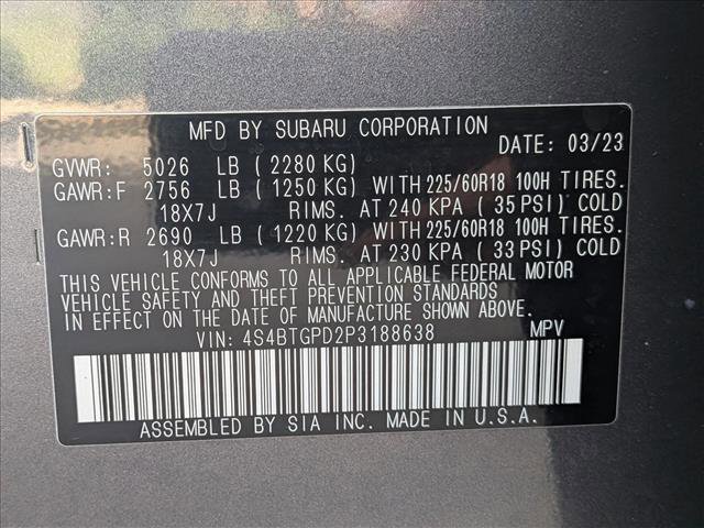 Certified 2023 Subaru Outback Touring XT image 25