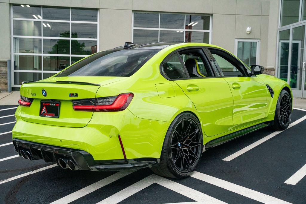 Used 2021 BMW M3 Competition w/ M Carbon Exterior Package RWD image 15