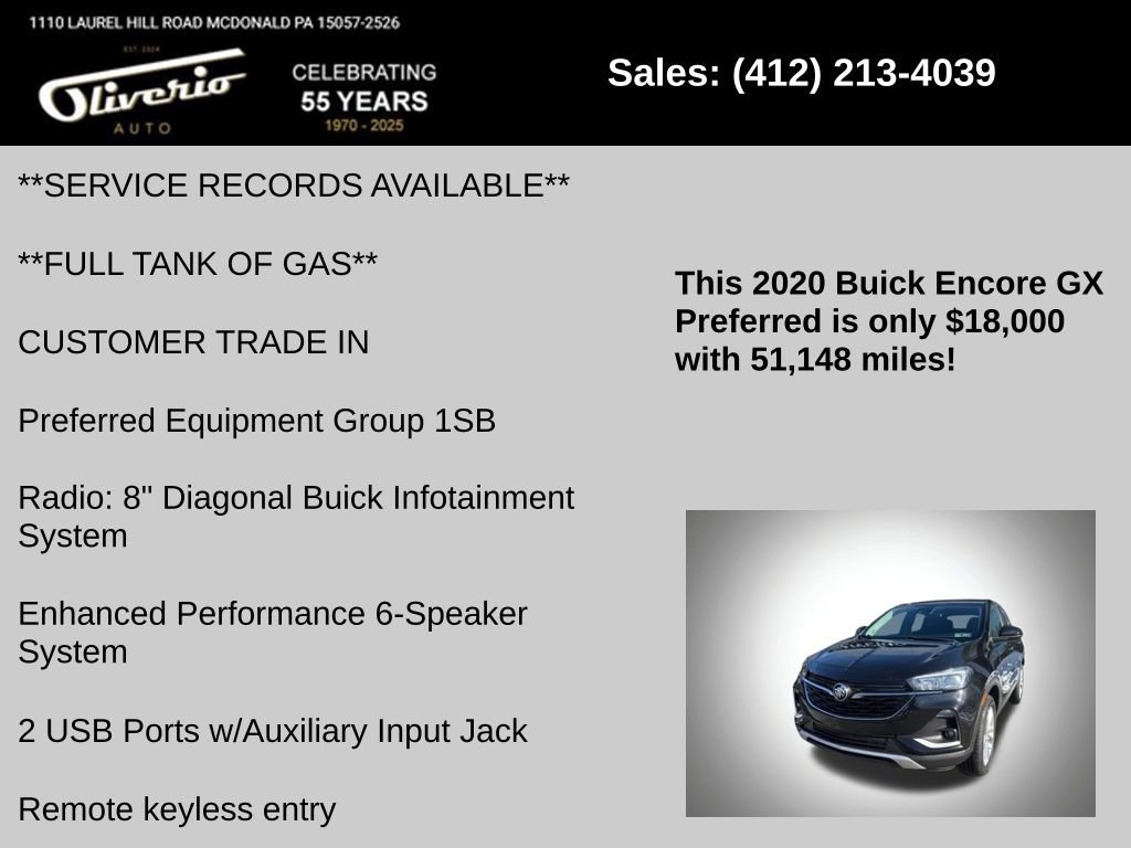 Used 2020 Buick Encore GX Preferred AWD/4WD image 5