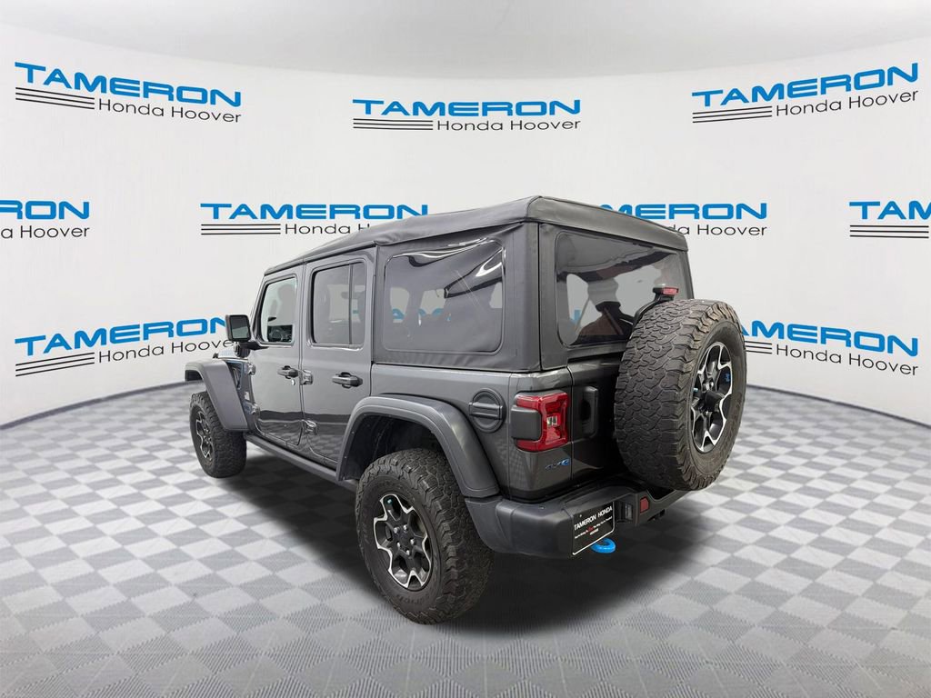 Used 2021 Jeep Wrangler Unlimited Rubicon 4xe w/ Steel Bumper Group image 3