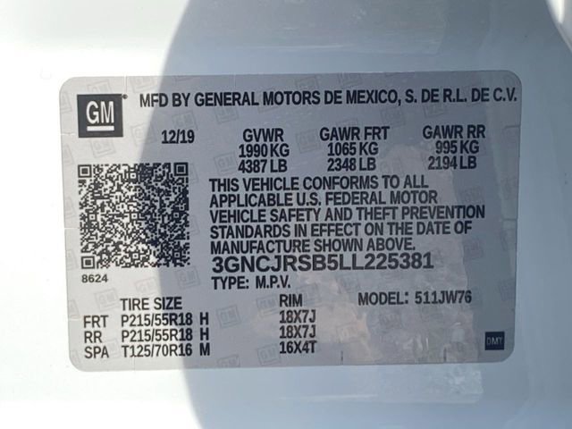 Used 2020 Chevrolet Trax Premier w/ LPO, Cargo Package image 33