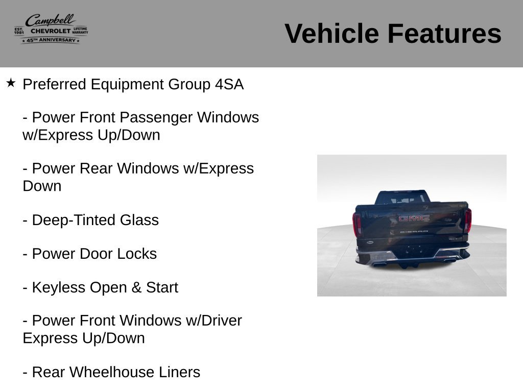 Used 2025 GMC Sierra 1500 SLT w/ SLT Premium Package AWD/4WD image 5
